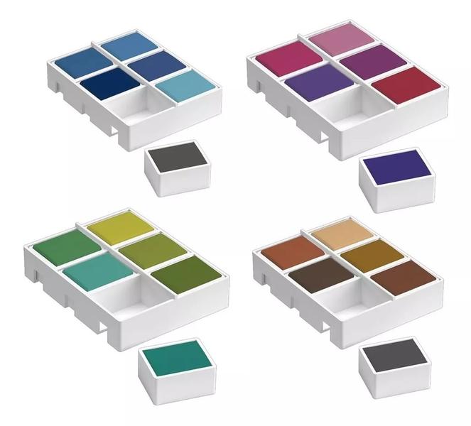 Kit Aquarela Em Pastilha 36 Cores Artools Imagem de Kit Aquarela Em Pastilha 36 Cores Artools