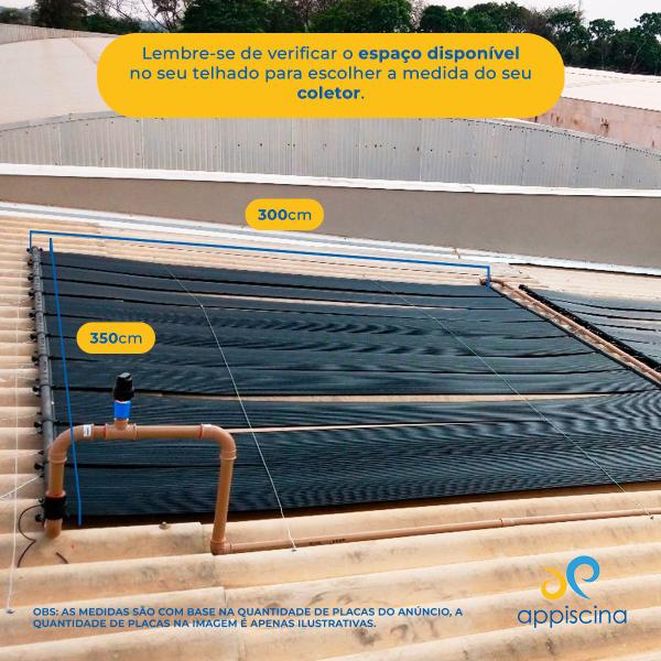 Imagem de Kit Aquecedor Solar 10 Placas de 3Metros + Kit Fechamento