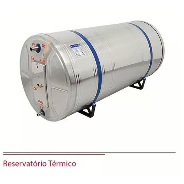 Imagem de Kit Aquecedor Solar Boiler 200 Litros Nível Coletor Vácuo 20 Tubos