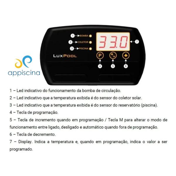 Imagem de Kit Aquecedor Solar Piscina 3 Placas3MT+Controlador+Valvulas