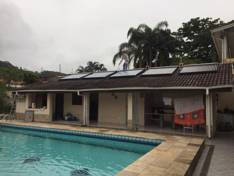 Imagem de Kit Aquecedor Solar Piscina 50.000 Litros Tubos Vácuo Ubersol