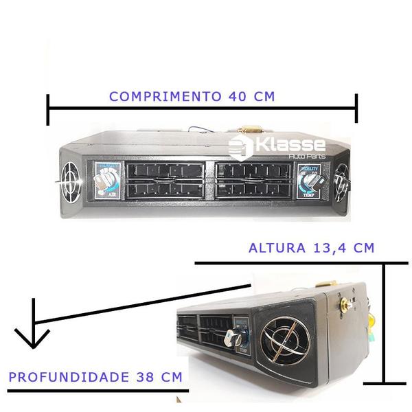 Imagem de Kit Ar Condicionado Elétrico Automotivo  VW Gol Quadrado