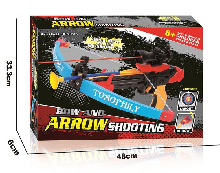 Imagem de Kit Arco Besta Crossbow Com Mira Alvo Flechas