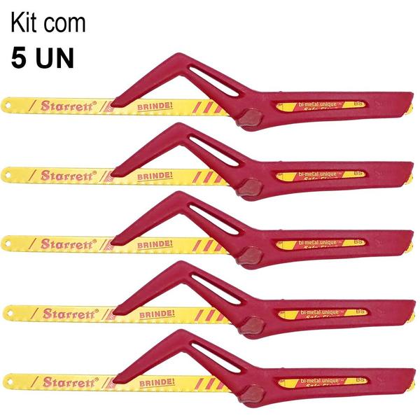 Imagem de Kit Arco de Serra Mini 146 5 Unidades - STARRETT