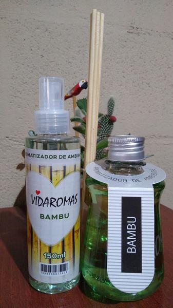 Imagem de Kit Aromatizador de Ambientes Difusor de Varetas e Home Spray - Pitanga Capim Limão Lavanda