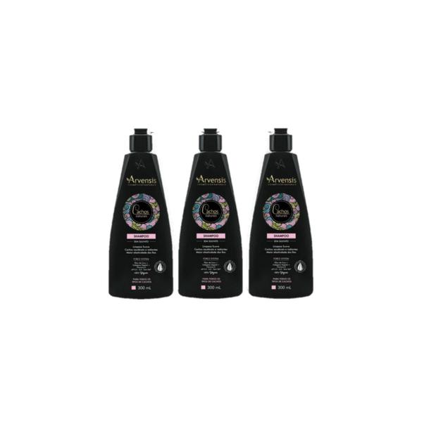 Imagem de Kit Arvensis Cachos Naturais - Shampoo 300ml (3 unidades)