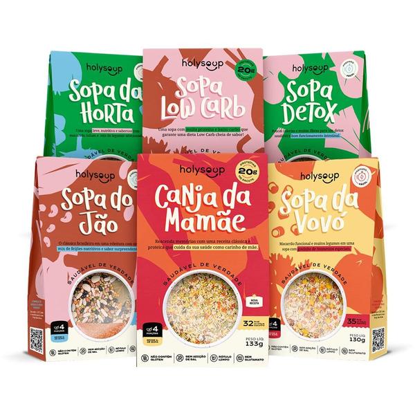 Imagem de Kit As Queridinhas e Sopas Low Carb, Detox e Horta- HolySoup