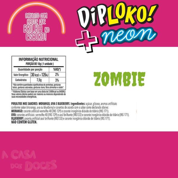 Imagem de Kit atacado 04 und. diploko neon zombie c/30(12)