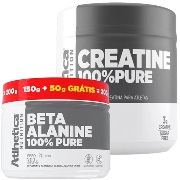 Imagem de Kit Atlhetica Creatina 100% Pure 300G + Beta Alanina 200G