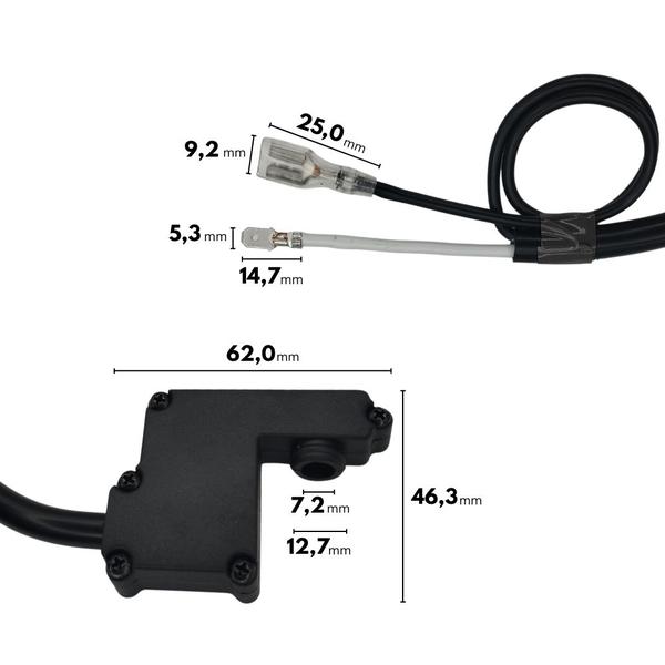 Imagem de Kit Auto Stop com By Pass Microswitch Compatível com Lavajato Makita HW101