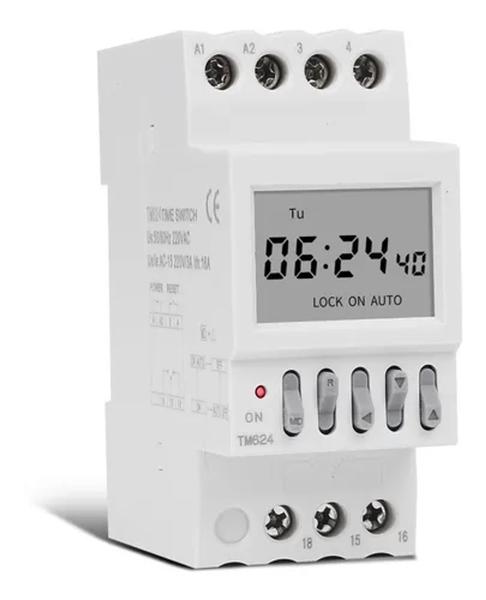 Imagem de Kit Automatizador Sirene Timer Escola 2 Campainha Metal 220v