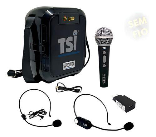 Imagem de Kit Auxiliar De Voz Tsi Sv30 Jumbo Headset Com E Sem Fio