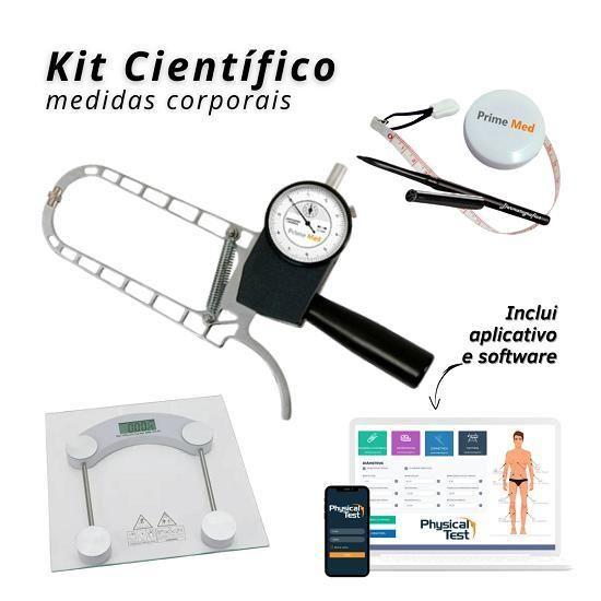 Imagem de Kit Avaliação Fisica Cientifico A30 Com Balança