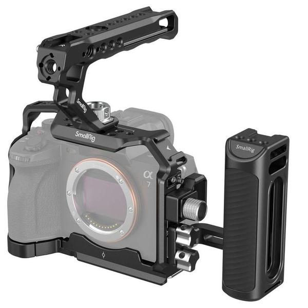 Imagem de Kit Avançado de Gaiola Smallrig 3669B para Câmeras Sony Alpha A7R V. A7 IV e A7S III