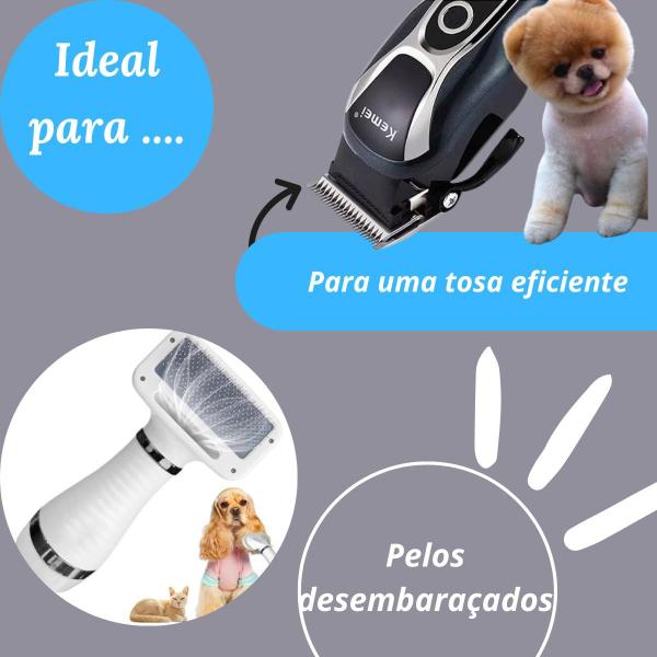 Imagem de Kit Avançado Pet Shop: Tosa 1991 e Secador com Pente