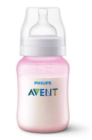 Imagem de Kit Avent Classic+ 3 Mamadeiras Rosa 125, 260, 330ml Philips Avent