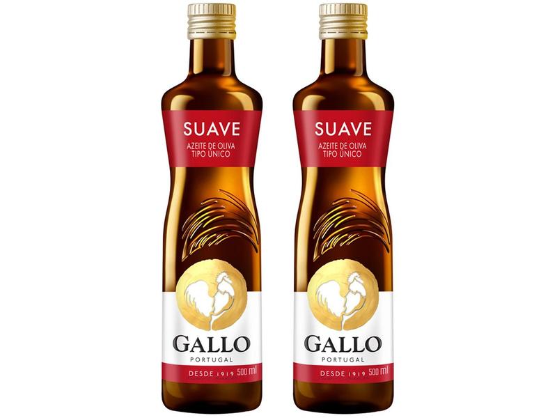 Kit Azeite de Oliva Gallo Tipo Ăšnico 500ml - 2 Unidades Kit Azeite de Oliva Gallo Tipo Ăšnico 500ml - 2 Unidades