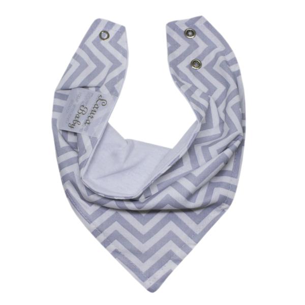 Imagem de Kit Babadores Bandana para Bebê 03 Peças - Chevron