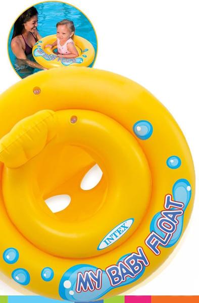 Imagem de Kit Baby Bote Fralda Com Assento Piscina E Praia Intex