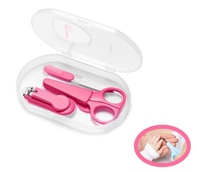 Imagem de Kit Baby Cuidados Manicure Higiene Bebê Tesoura Cortador e Lixa Unha Multikids bb1087