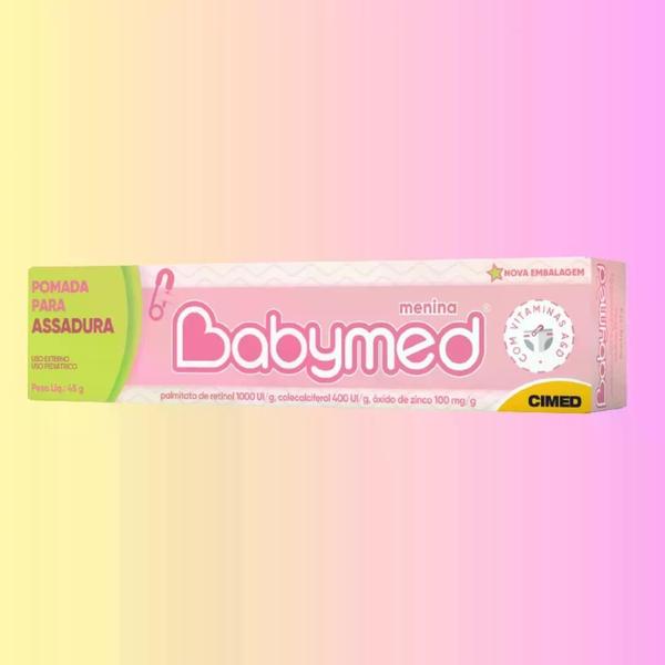 Imagem de Kit Babymed Rosa Pomada Para Assaduras Com 2 Caixas De 45g Cada