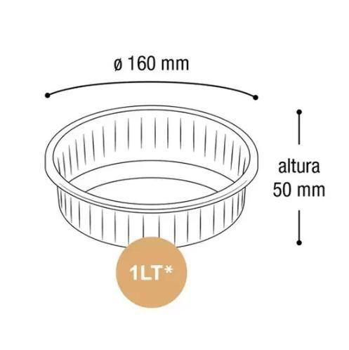 Imagem de Kit Bacia Transparente com 4 Peças