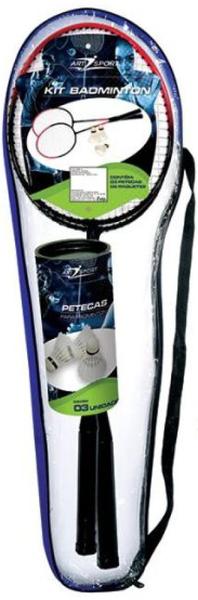 Imagem de Kit Badminton Ney Fit - 2 Raquetes e 3 Petecas - Art Brink