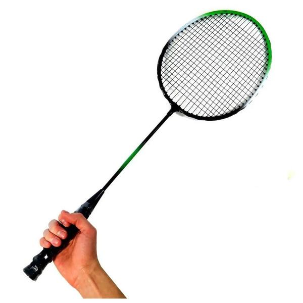 Imagem de Kit Badminton Starflex 2 Raquetes e 1 Peteca com Raqueteira