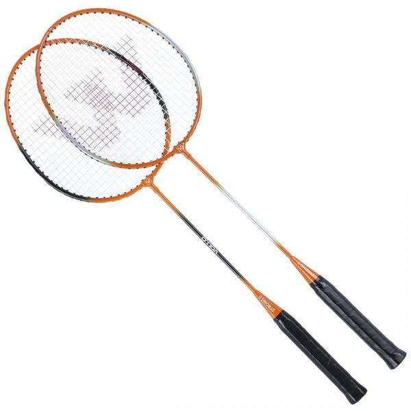 Imagem de Kit Badminton Vollo Sports 2 Raquetes E 3 Petecas Vb002