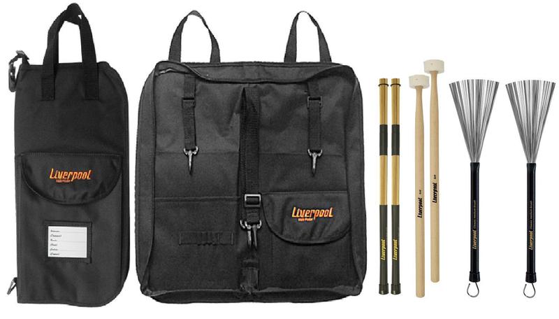 Imagem de Kit Bag Premium 02P com Baquetas RD 156 LF S e Vassourinhas VA 183