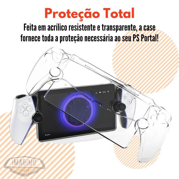 Imagem de Kit Bag Transporte + Case Acrílico Para Playstation Portal