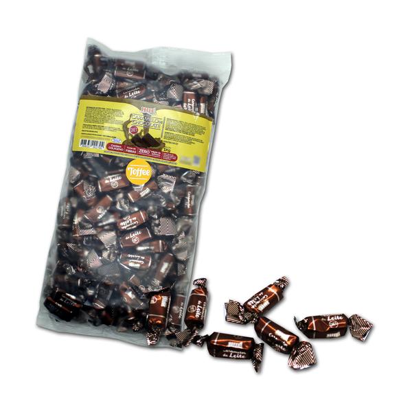 Kit bala toffee hué 2kg caramelo café e caramelo chocolate Imagem de Kit bala toffee hué 2kg caramelo café e caramelo chocolate