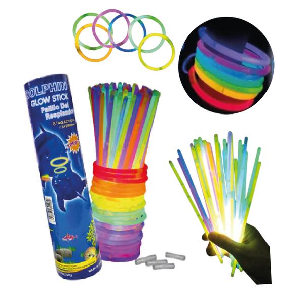 Imagem de kit balada 80 pçs festa neon colar, mascara, pulseira top