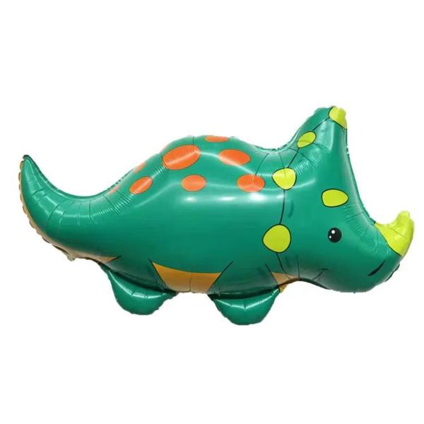 Kit Balão Dinossauro Gigante Metalizado Baby 4 Unidades - NC Toys Imagem de Kit Balão Dinossauro Gigante Metalizado Baby 4 Unidades