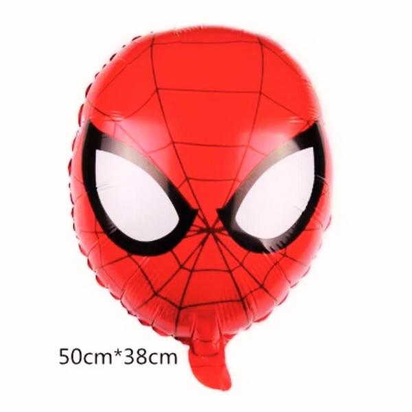 Imagem de Kit Balão Metalizado Homem Aranha 50X38Cm Com 5 Unidades