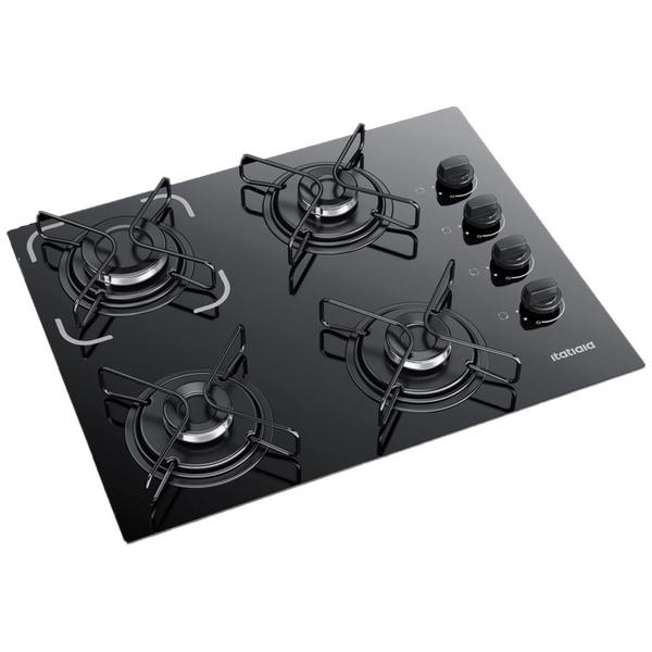 Kit Balcão Cooktop Zanzini Master sem Porta e Fogão Cooktop 4 Bocas Preto Itatiaia Imagem de Kit Balcão Cooktop Zanzini Master sem Porta e Fogão Cooktop 4 Bocas Preto Itatiaia