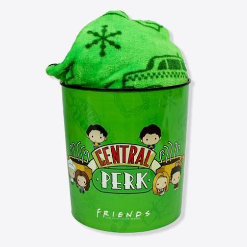 Imagem de Kit Balde Com Manta Central Perk Friends Verde