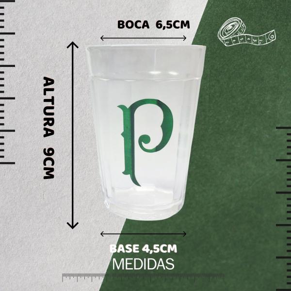 Imagem de Kit Balde Para Pipoca Verde 2,5l  + 1Un Copo Americano Tradiconal 190ml Cerveja Time Palmeiras