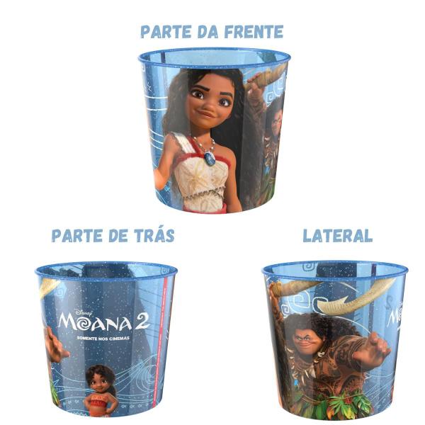 Imagem de Kit Balde Pipoca Moana 2 4L + Copo Moana 3d Pua Orelha 510ml Novo Filme Lançamento Exclusivo Cinema 2024