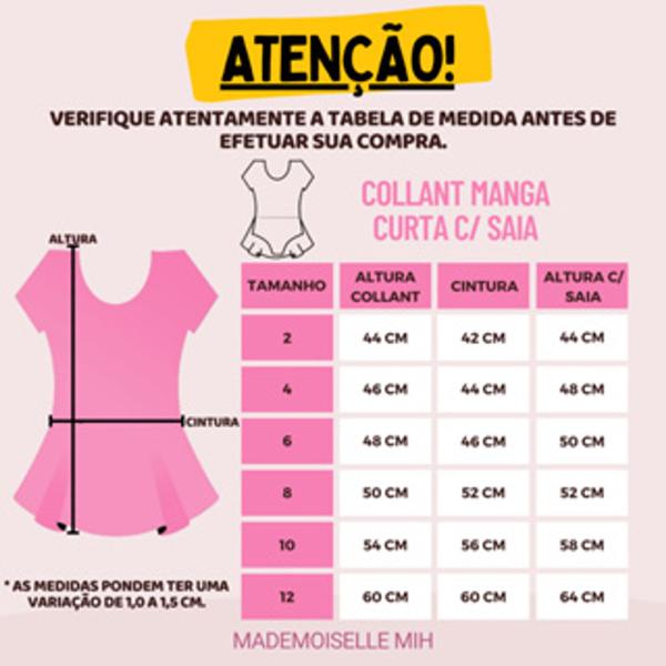 Imagem de Kit Ballet Infantil Rosa 3 Itens Collant Body Saia Embutida - Roupa Balé