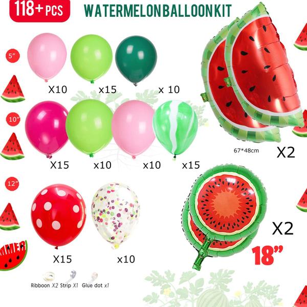 Imagem de Kit Balloon Garland Arch para melancia 118 unidades