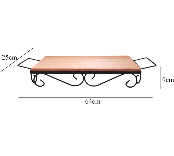 Kit Bandeja Rústica com Alças + Fruteira de Mesa - Oferta de Fábrica - GS Artesanatos Imagem de Kit Bandeja Rústica com Alças + Fruteira de Mesa - Oferta de Fábrica