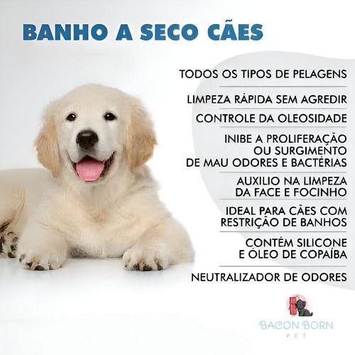 Kit Banho A Seco + Desembaraçador De Pelos Pet Clean 500ml Imagem de Kit Banho A Seco + Desembaraçador De Pelos Pet Clean 500ml