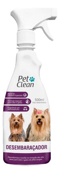 Imagem de Kit Banho A Seco + Desembaraçador De Pelos Petclean 500ml