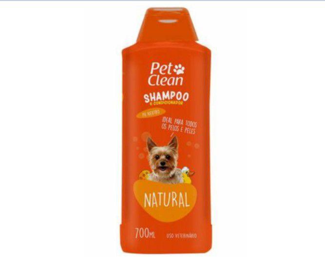 Imagem de Kit Banho PetClean Shampoo Natural + Condicionador + Perfume