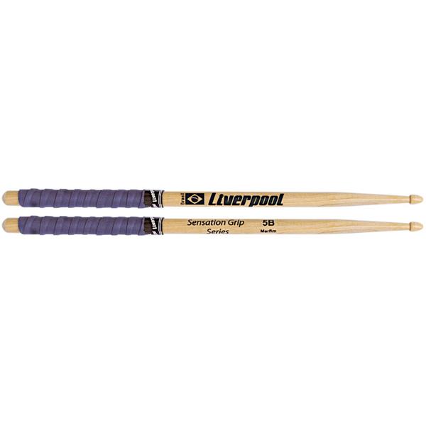 Imagem de Kit Baquetas 5A 5B Mallet Feltro Acoustic Roods Bag 02P Liverpool