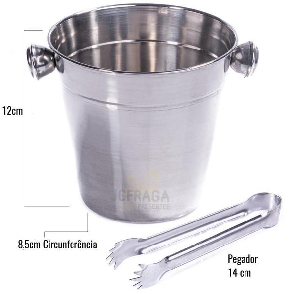 Imagem de Kit Bar Inox Caipirinha Profissional Coqueteleira 750 Ml