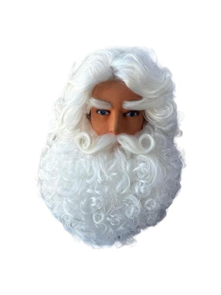 Imagem de Kit Barba Bigode Papai Noel Realista Luxo O Mais Realista