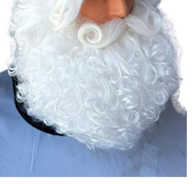 Imagem de Kit Barba Bigode Papai Noel Realista Luxo O Mais Realista