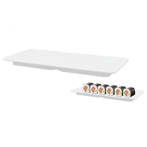 Imagem de Kit Barca 40 Cm + 2 Pratos Reto para Sushi + 2 Travessa 24x16 Cm  Bestfer 